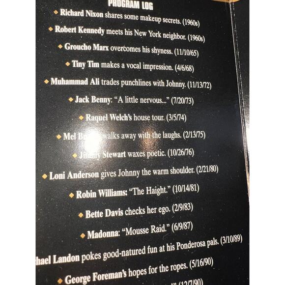 Johnny Carson: His Favorite Moments From the Tonight Show - Set 4 VHS Tapes - Picture 7 of 10